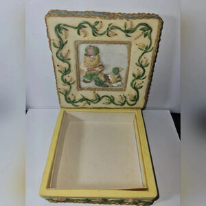 Jewelry Box Duck Hunting Trinket Ceramic 5x5x2 Christmas Gift Rifle Hunter